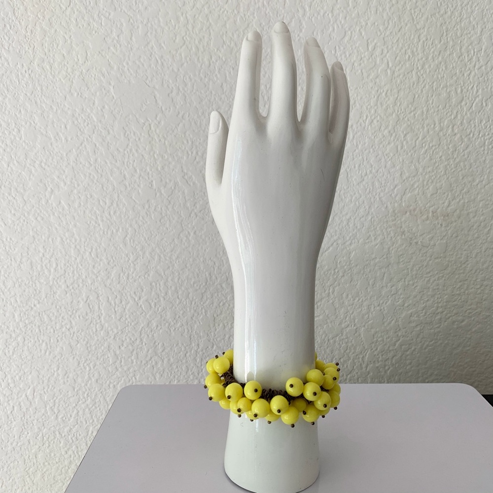 J. Crew Yellow Beaded Bracelet